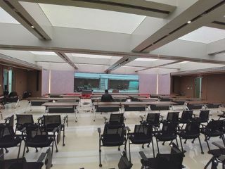 上海公安分局多功能厅安装德国AVE阵列系统